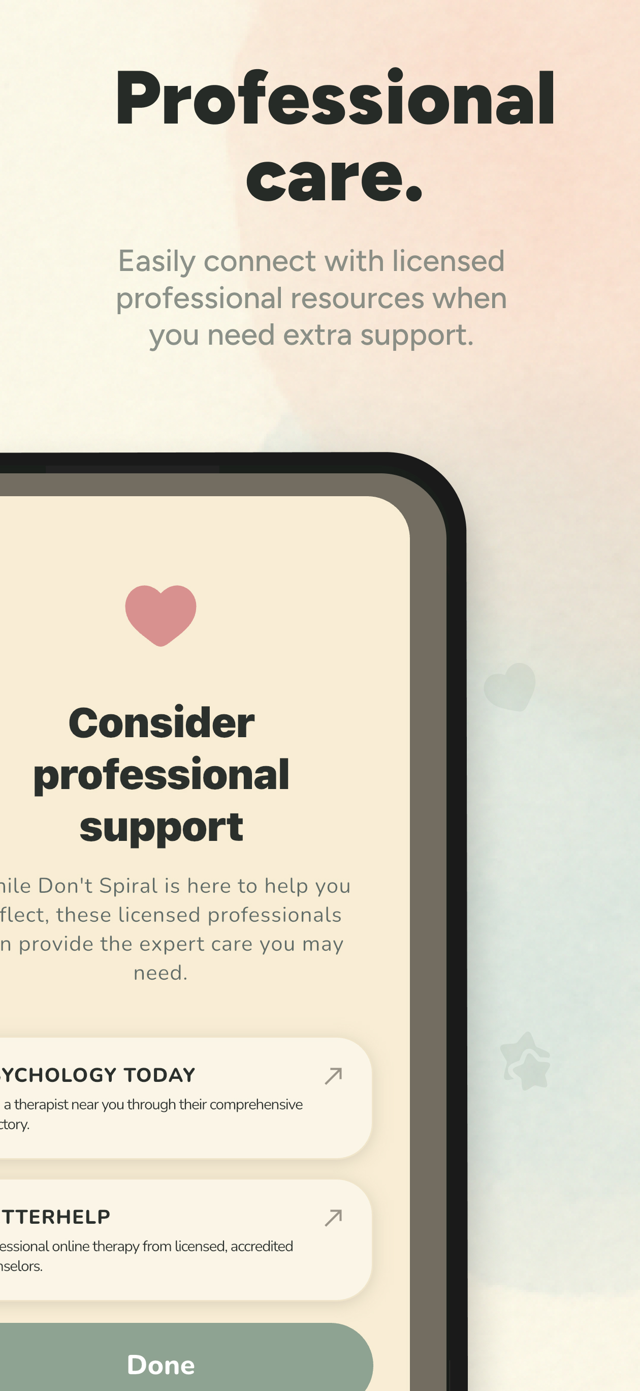 Professional care