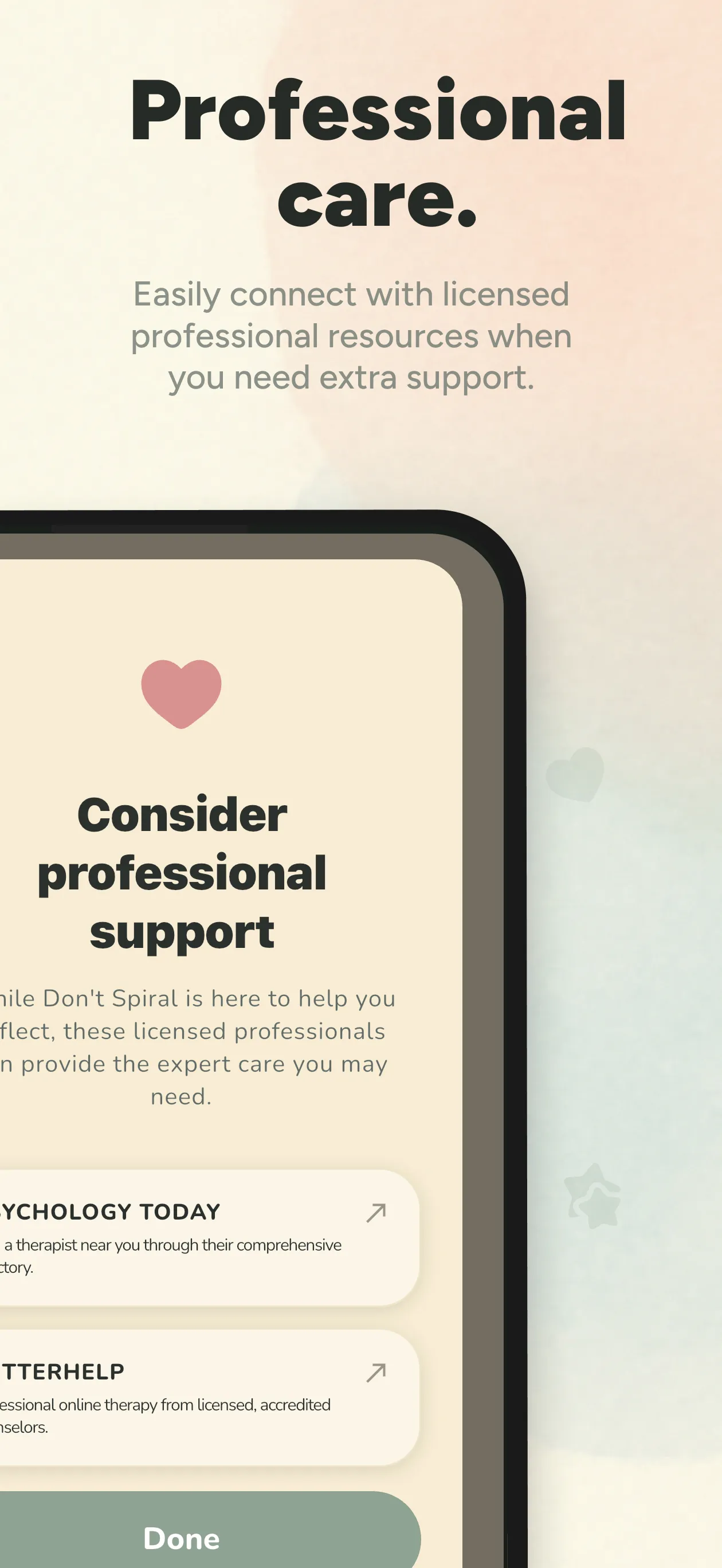 Professional care